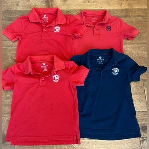 YXS Primrose Dennis Collared Shirts - 4 pack lot - like new!